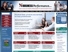 Tablet Screenshot of businessperform.com
